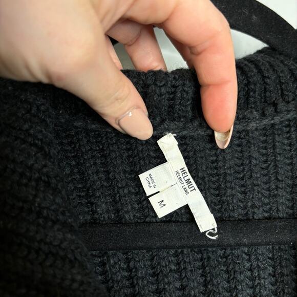 Helmut Lang Asymmetric Zip Wool Sweater - Picture 2 of 9